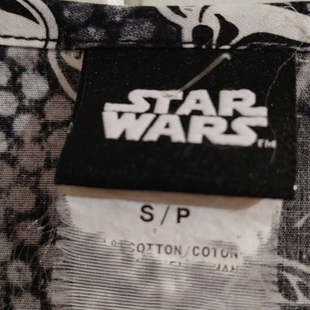 Star Wars hospital nurse scrubs top tunic black, white, pink Small - Picture 8 of 8